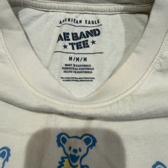 American Eagle Oversized Band Tee Grateful Dead - Picture 3 of 3
